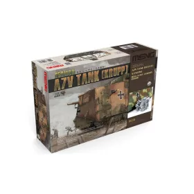   Meng Model - German A7V Tank (Krupp) & Engine Limited Edition