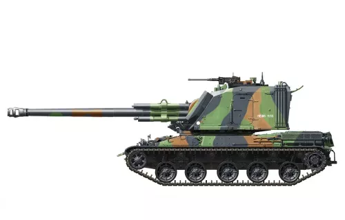 Meng Model - French Auf1 Ta 155Mm Self-Propelled Howitzer