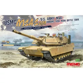  Meng Model - USMC M1A1 AIM U.S. Army M1A1 Abrams TUSK Main Battle Tank