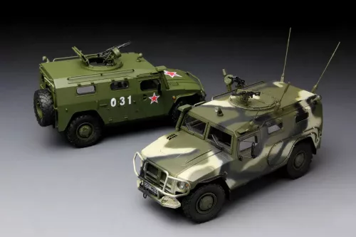 Meng Model - Orosz Gaz-2330014 Sts  Tiger  T pus  P nc l Aut