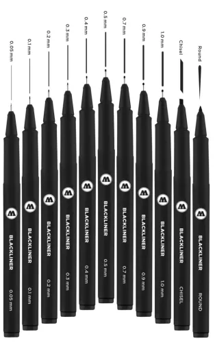 Molotow - Blackliner Complete Set