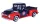 Motor-Max - Ford F-100 Pick Up, dunkelblau/rot, 1956, Gulf, 1:24