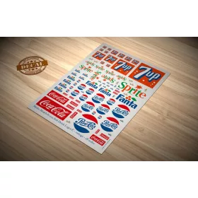 Matho Models - Soft Drink Logos C - vintage