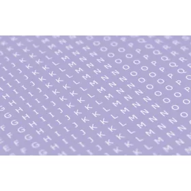   Matho Models - Decal Letters (UPPERCASE) - 1.5mm, white, type 1