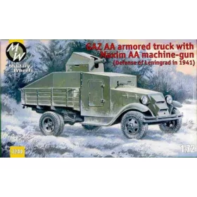 Military Wheels - GAZ AA armored truck with Maxim AA gun