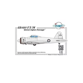 Planet Models - Gloster F.5/34 British Fighter Prototype