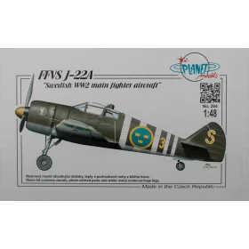Planet Models - FFVS J-22A Swedish WW2 main fighter airc
