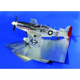   Plus model - Alufolie 2 Stück Aluminium-Folie selbsthaftend/ Adhesiv.