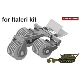 Plus model - T1E1 US Mine exploder for Sherman – Italeri
