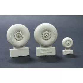 Plus model - C-47 Skytrain wheels without cover
