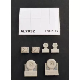Plus model - F-101B Woodoo wheels