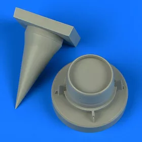   Quickboost - MiG-21 NF Fishbed J correct radome for Trumpeter