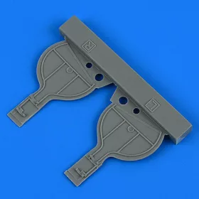 Quickboost - Bf 108 undercarriage covers for Eduard