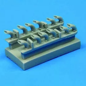 Quickboost - Fw 190D-9 exhausts f r Tamiya Bausatz