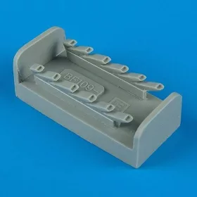 Quickboost - Bf 109E exhaust f r Tamiya Bausatz