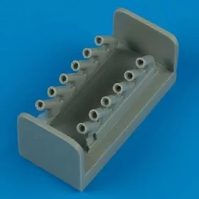   Quickboost - Spitfire Mk. IX exhausts - round f r Hasegawa Bausatz
