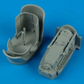 Quickboost - Bf 110C/E Starboard engine f r Eduard Bausatz
