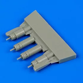  Quickboost - F4U-5 Corsair gun barrels with pylons for Hasegawa