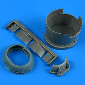   Quickboost - F6F-5 Hellcat cowling and cooling flaps (opened) for Hobby Boss
