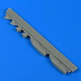   Quickboost - Bristol Beaufighter air intakes a. fuel drain (B) for Airfix