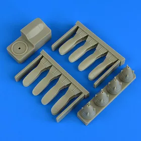 Quickboost - P-3 Orion propellers w/tool for Hasegawa