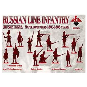 Red Box - Russian line infantry(Musketeers)1805-08