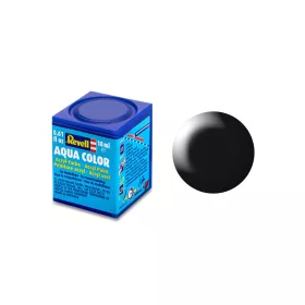 Revell - Aqua Color Fekete selyemfényű