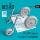 Reskit - Bf-109G wheels set type 2 (weighted)