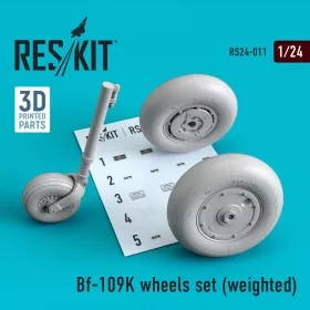 Reskit - Bf-109K wheels set (weighted)