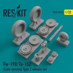 Reskit - Fw-190 (late version) type 2 wheels set