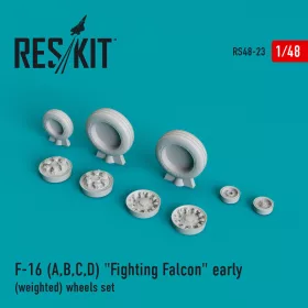   Reskit - F-16 (A,B,C,D) Fighting Falcon early (weighted) wheels set