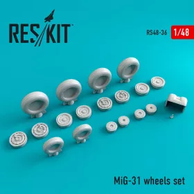 Reskit - MiG-31 wheels set