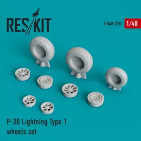 Reskit - P-38 Lightning type 1 wheels set