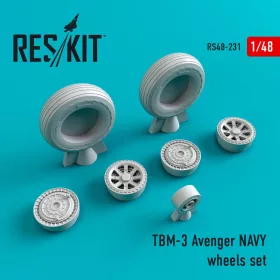 Reskit - TBM-3 Avenger NAVY wheels set