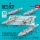 Reskit - Triple ejector rack A/A37B-6 (TER-7) (5 pcs) (A-4, A-6, A-7, F-4, S-3, F-8, F-84F, F-100, F-105, F-15, A-1, A-10) (3D Printed)