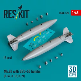   Reskit - Mk.84 with BSU-50 bombs (2 pcs) (B-52 B-1B B-2A) (3D printed)