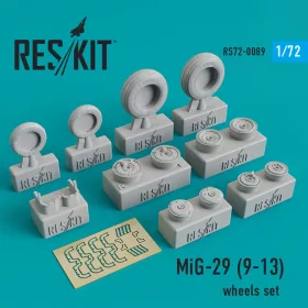 Reskit - MiG-29 9-13 wheels set