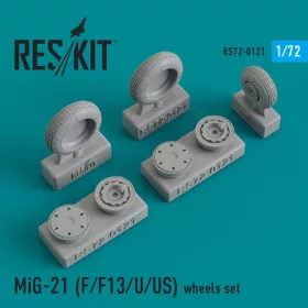 Reskit - MiG-21 (F, F13, U, US) wheels set
