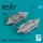 Reskit - BRU-57 Smart Bomb Racks for F-16 (2 pcs) (3D Printed)