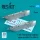 Reskit - F-105 Thunderchief outboard AGM-12 & AGM-45 pylons (2 pcs) (3D Printed)