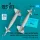 Reskit - GBU-10 Paveway I laser guided bombs with BSU-37/B fin and BSU-3A/B wing (slow speed) (2 pcs) (F-4D/E, F-111, A-6A, A-7E) (3D Printed)