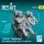 Reskit - F-105D Thunderchief pilot sitting in ejection seat for Trumpeter kit (1 pcs) (3D Printed)