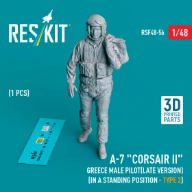   Reskit - A-7 Corsair II Greece male pilot (in a standing position - type 2) (1 pcs) (3D Printed)