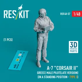   Reskit - A-7 Corsair II Greece male pilot (in a standing position - type 3) (1 pcs) (3D Printed)