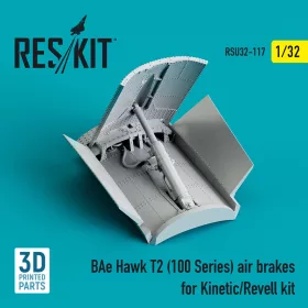  Reskit - BAe Hawk T2 (100 Series) air brakes for Kinetic/Revell kit (3D Printed)