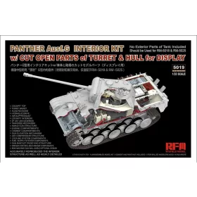   Rye Field Model - Panther Ausf.G with full interior   cut away parts