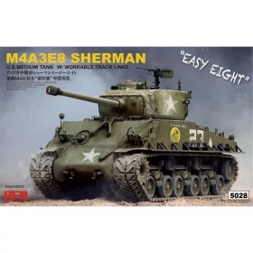 Rye Field Model - Sherman M4A3E8 with Workable Track Links