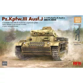   Rye Field Model - Pz. Kpfw. III Ausf. J w/workable track links