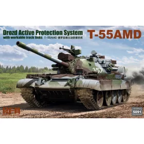   Rye Field Model - 1:35 T-55AMD Drozd Active Protection System with workable track links