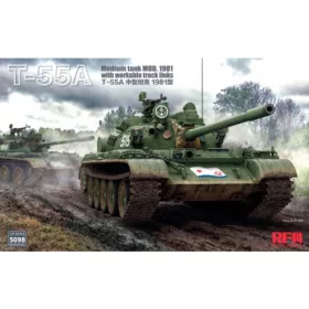   RyeFieldModel - T-55A Mediun Tank Mod.1981 with workable track links